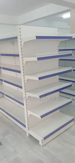 Supermarket Metallic Shelves