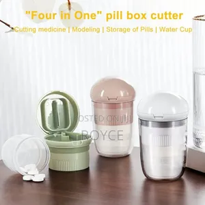 4 in 1 Pill Crusher Medicine Box