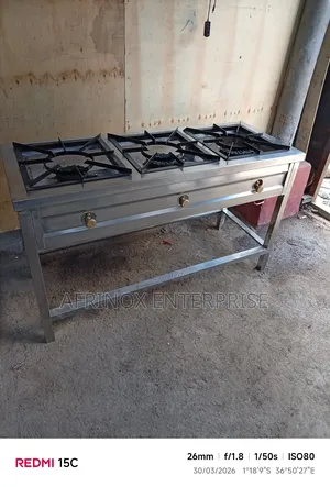 High Pressure Gas Cooker 3 Burners