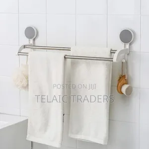 Double Self-Adhesive Towel Rack