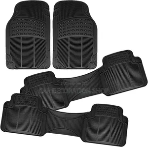 7 Seater Cars Black Universal Car Mat Nonslip All Season Car Ma