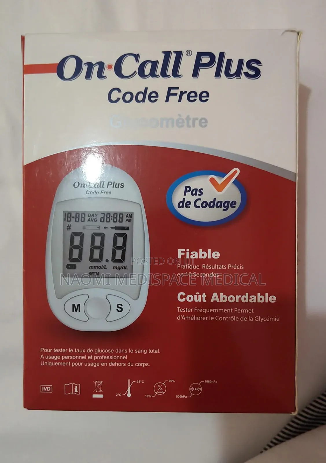 Oncall Code Free Glucometer