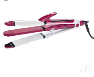 New 3in 1 Ceramic Hair Curling Crimper And Straightener