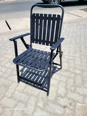 Black Folding Rocking Chair