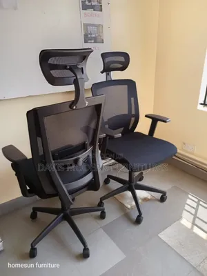 Mesh-Backed Office Chair