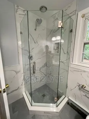 Corner Section Glass Cubicle