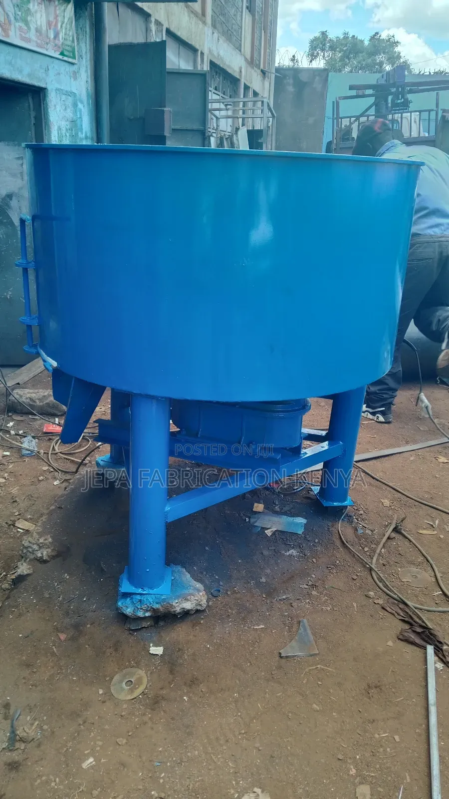 Concrete Pan Mixer