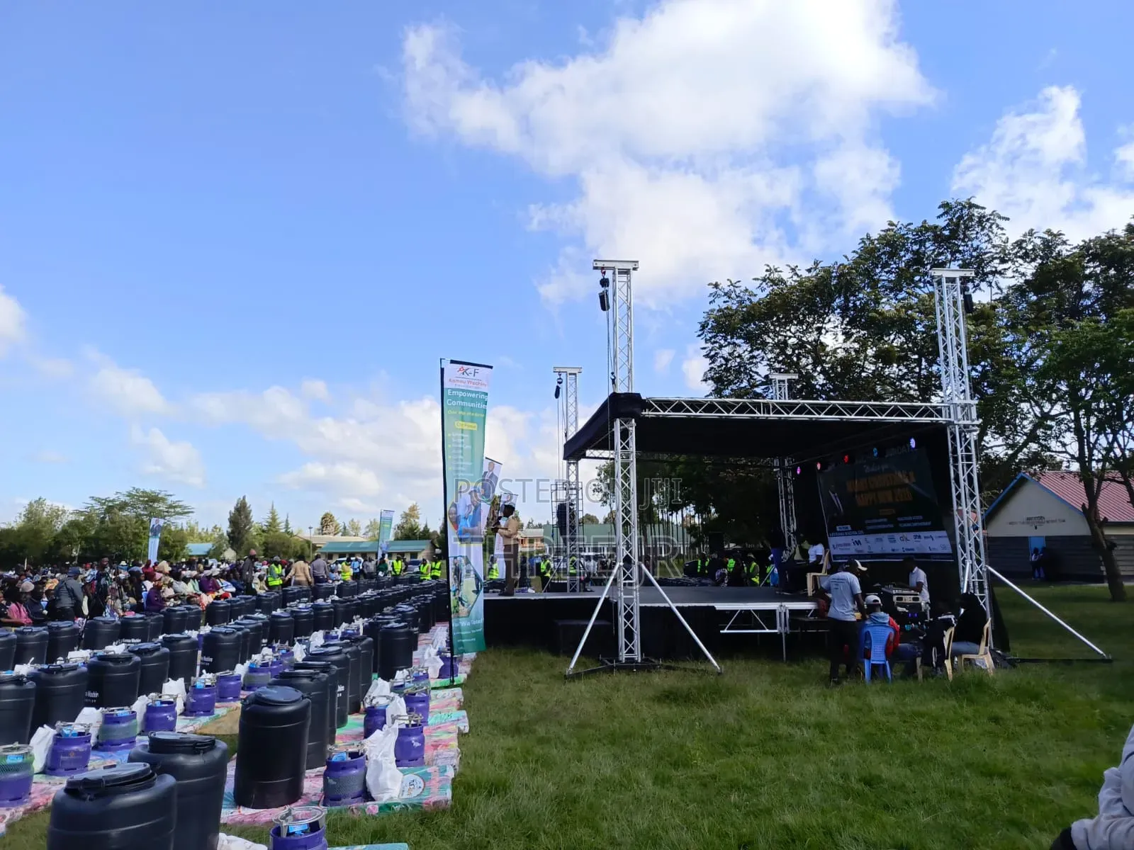 Canopy Stage Available for Hire Nicely Set for Your Event