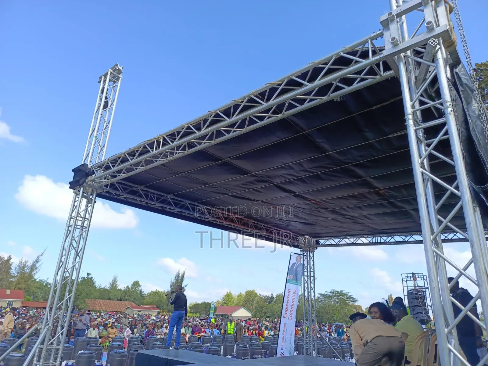 Canopy Stage Available for Hire Nicely Set for Your Event