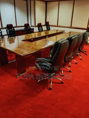 Executive Boardroom Floor Insulation Red Wall to Wall Carpets