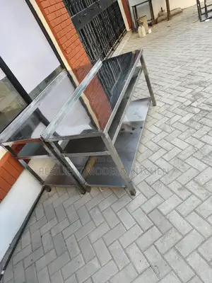 5x 2ft Working Table With 2 Undershelf