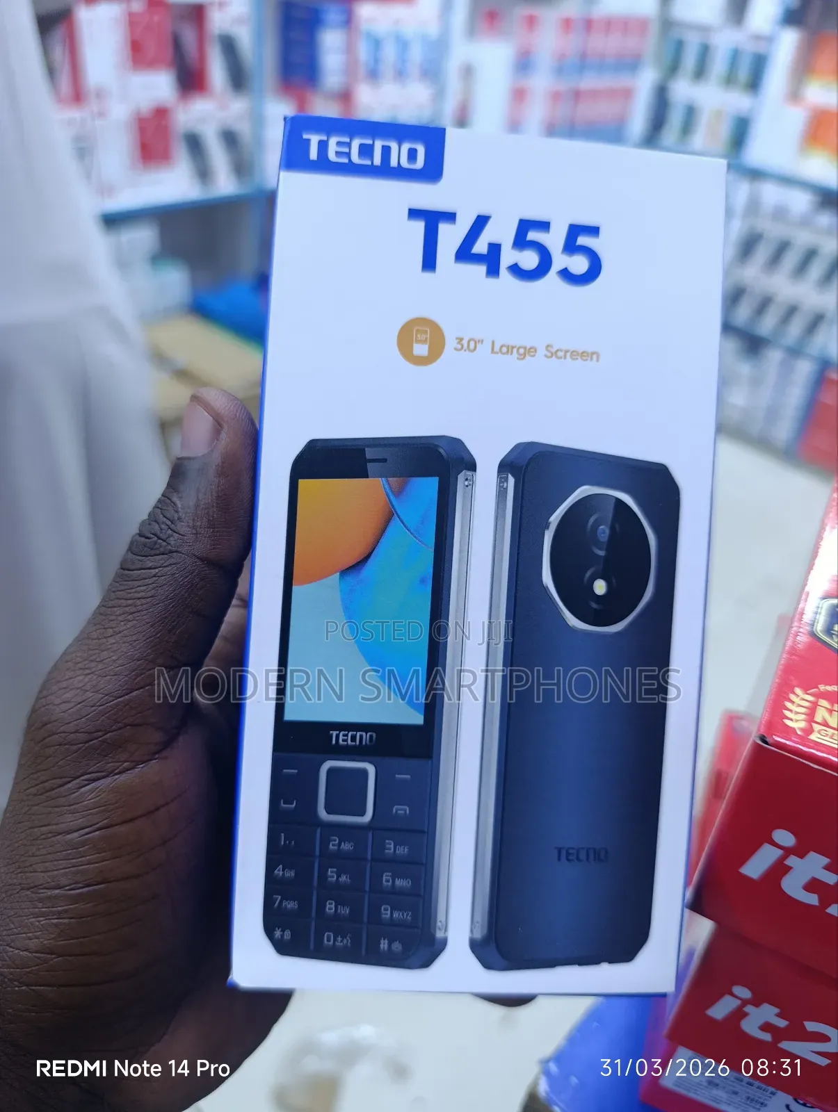 New Tecno T455 Black
