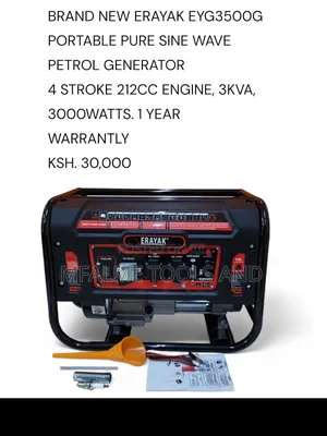 Sale!Sale!Petrol Generator Pure Sine Wave Technology Silent 212cc 3kva