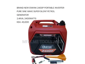 Sale!Clearance!!Nverter Generator Pure Sine Wave Silent Petrol 2.4kva