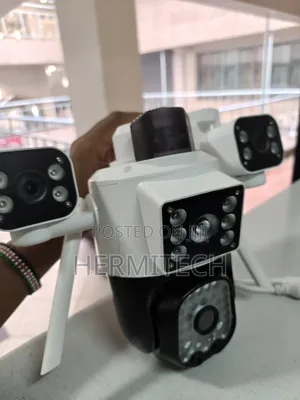 Fits Any Surveillance Need, Triple Lens 3 Screen 4g Electric Model