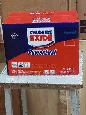 Chloride Exide N70 Power Last/N70 Chloride Exide 520a