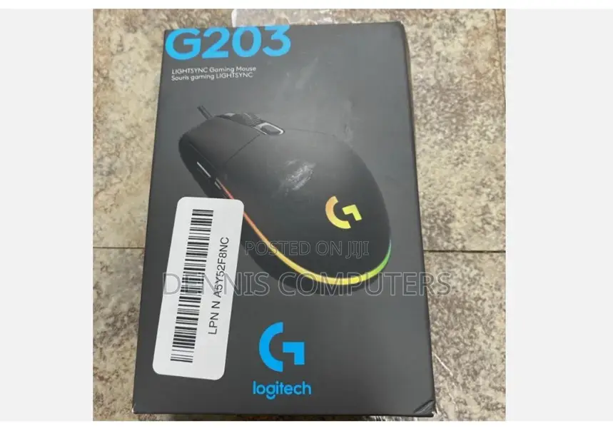 Logitech G203 Light Sync Gaming Mouse Wired