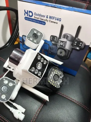 4g Connected Camera Electric Models Triple Lens With Ethernet Cable