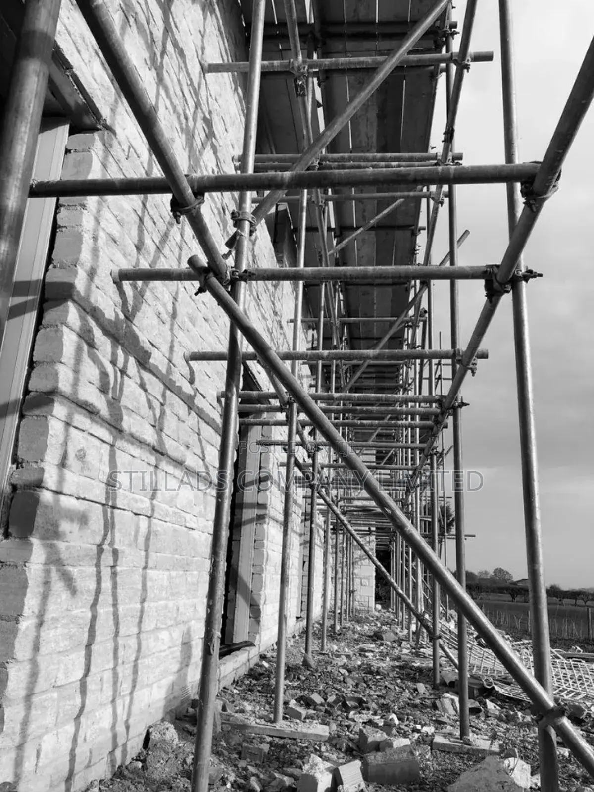 Scaffolding Retaining Wall Support
