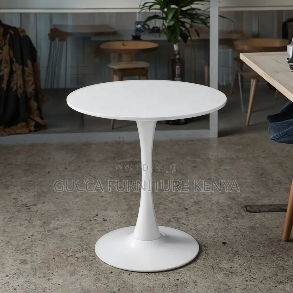 White Round Marble Reception Dining Table