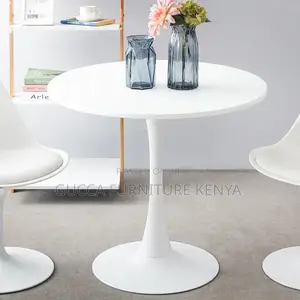 White Round Marble Reception Dining Table