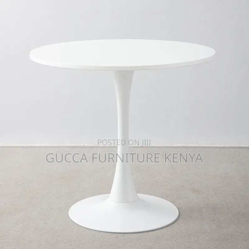 White Round Marble Reception Dining Table