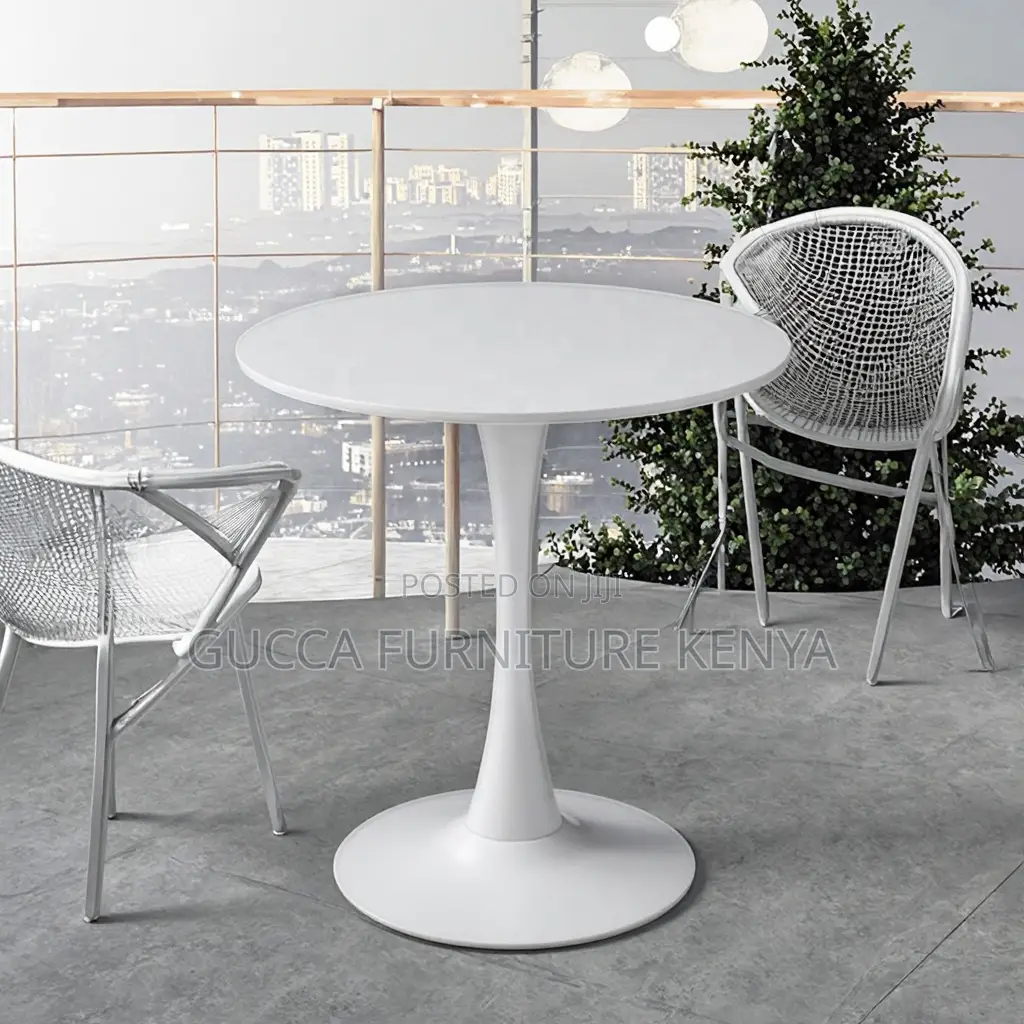 White Round Marble Reception Dining Table