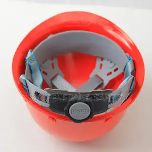 Construction Helmet - Fiber Glass - Red