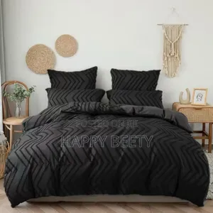 Upgrade You Bedroom With Our Luxury Tufted Wave Design Duvet Cover Set