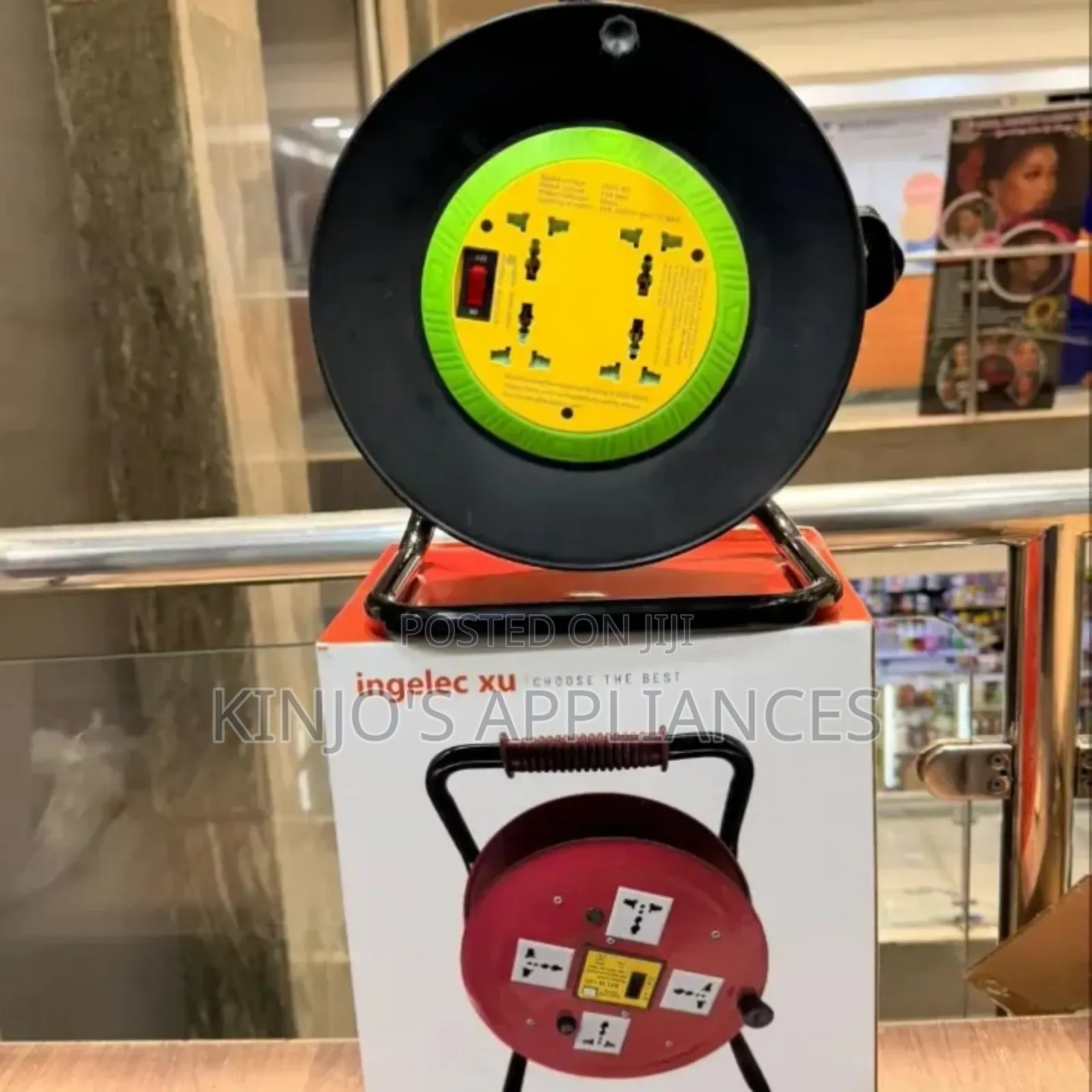 Industrial Cable Reel 25m 2.5mm