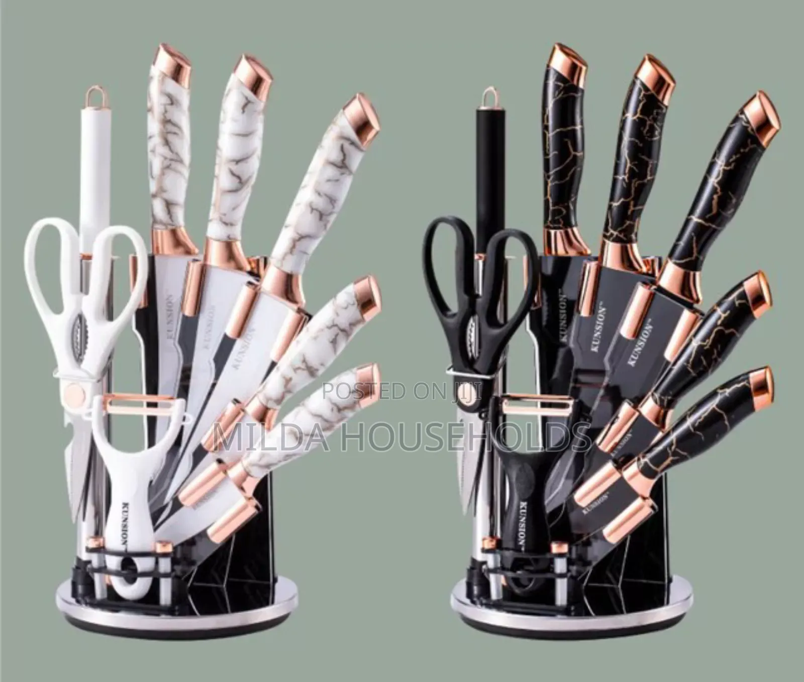 Marble Knife Set.