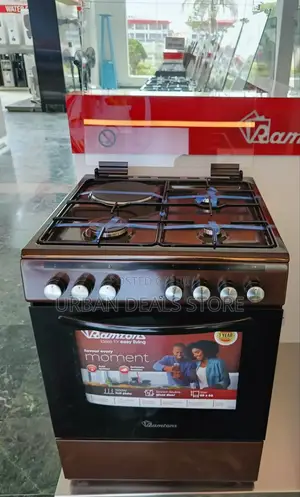 Ramtons Standing Cooker 60*60. 3g+1e . Electric Oven. Rc 605(Brown)