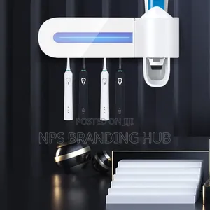 Toothbrush Sterilizer Wall Mounted With 4 Toothbrush Spaces Chu