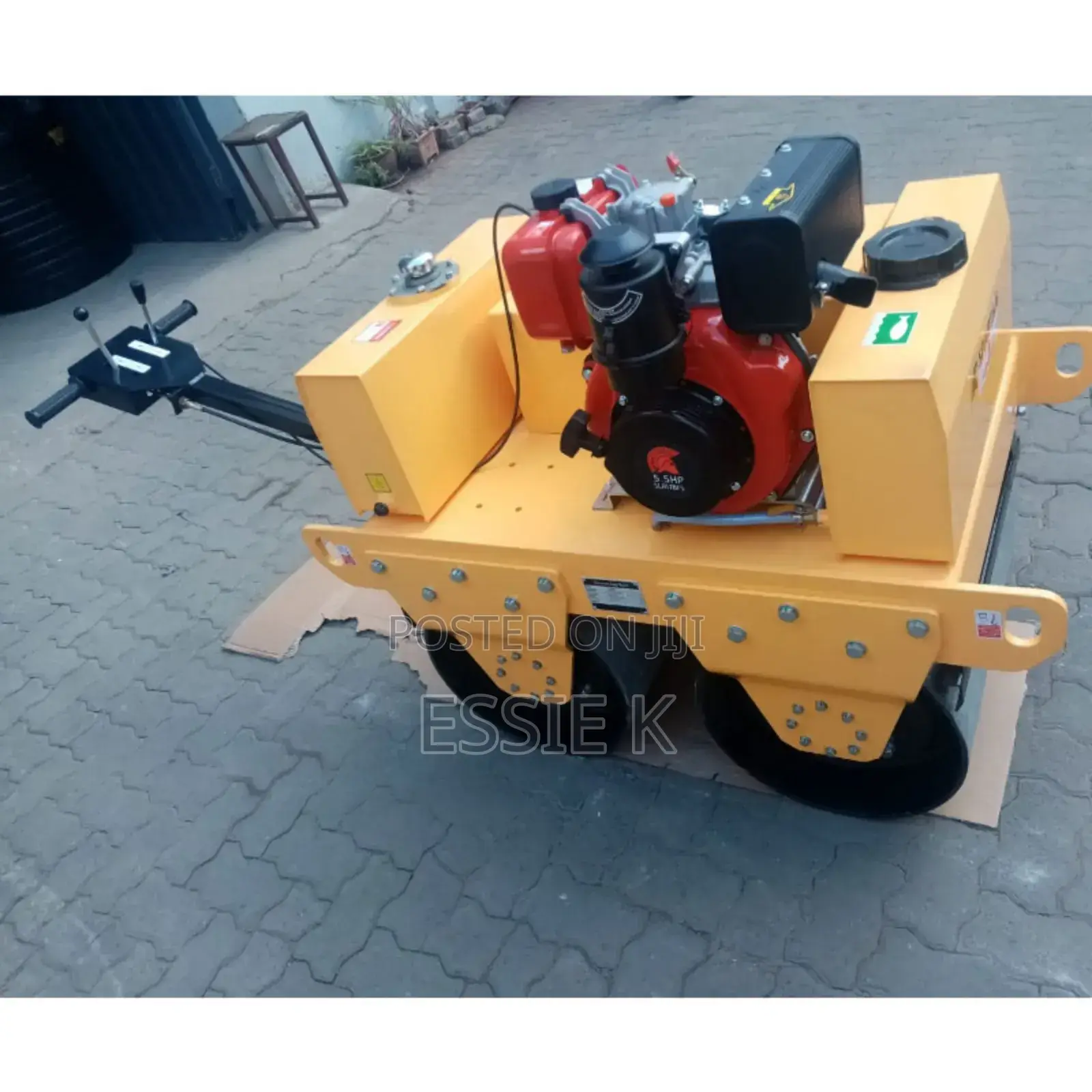 Diesel Powered Double Drum Roller