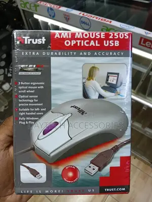The Trust Ami 250s Is a Wired Optical Usb Computer Mouse