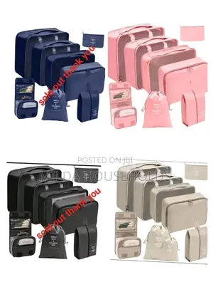 8pcs Luggage Travel Organizers For Suitcase.