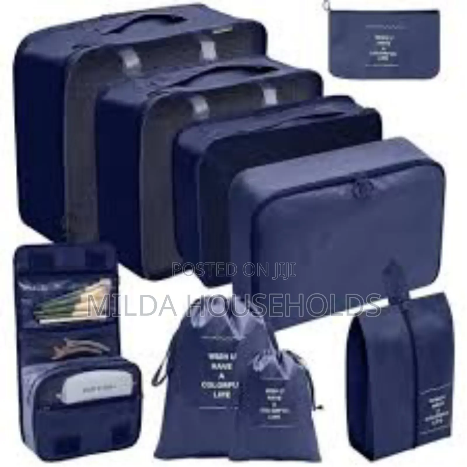 8pcs Luggage Travel Organizers For Suitcase.