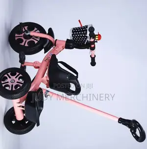 Tricycle With Push Handle