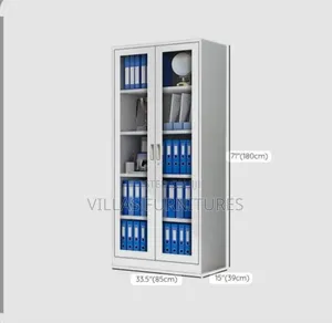 Block Steel Office Cabinet- -Strong Security Storage