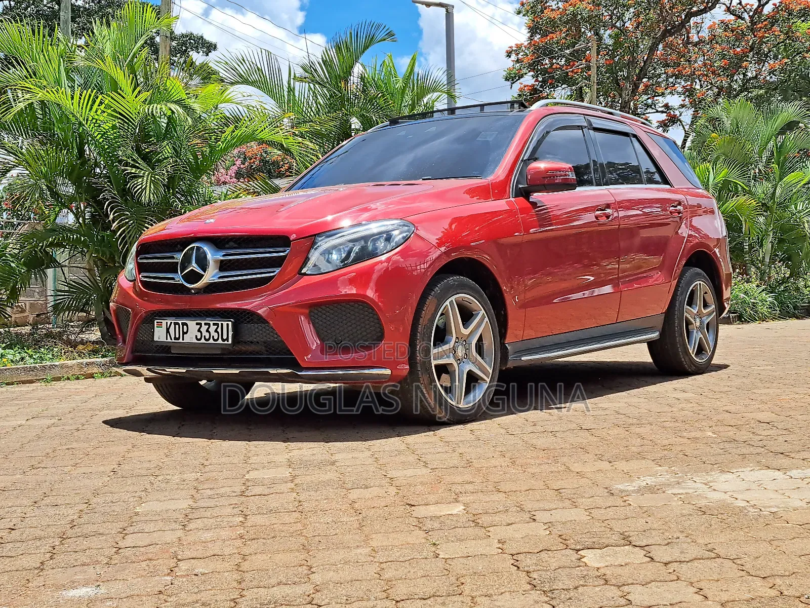 Mercedes-Benz GLE-Class GLE 350d 4MATIC 2016 Red