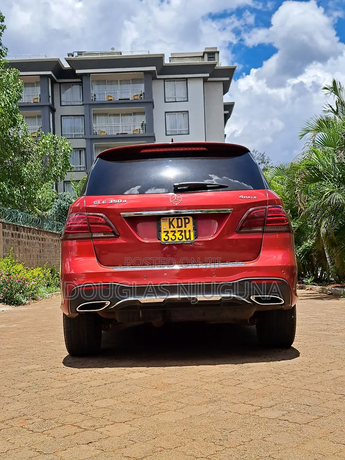 Mercedes-Benz GLE-Class GLE 350d 4MATIC 2016 Red