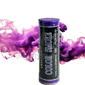 Creative Red Color Smoke