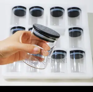 Pantry 12pcs Borosilicate Air Tight Spice Storage Jars.