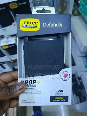 Otolfy Otterbox Google Pixel 7a Defender Series 3 in 1 Case - Black