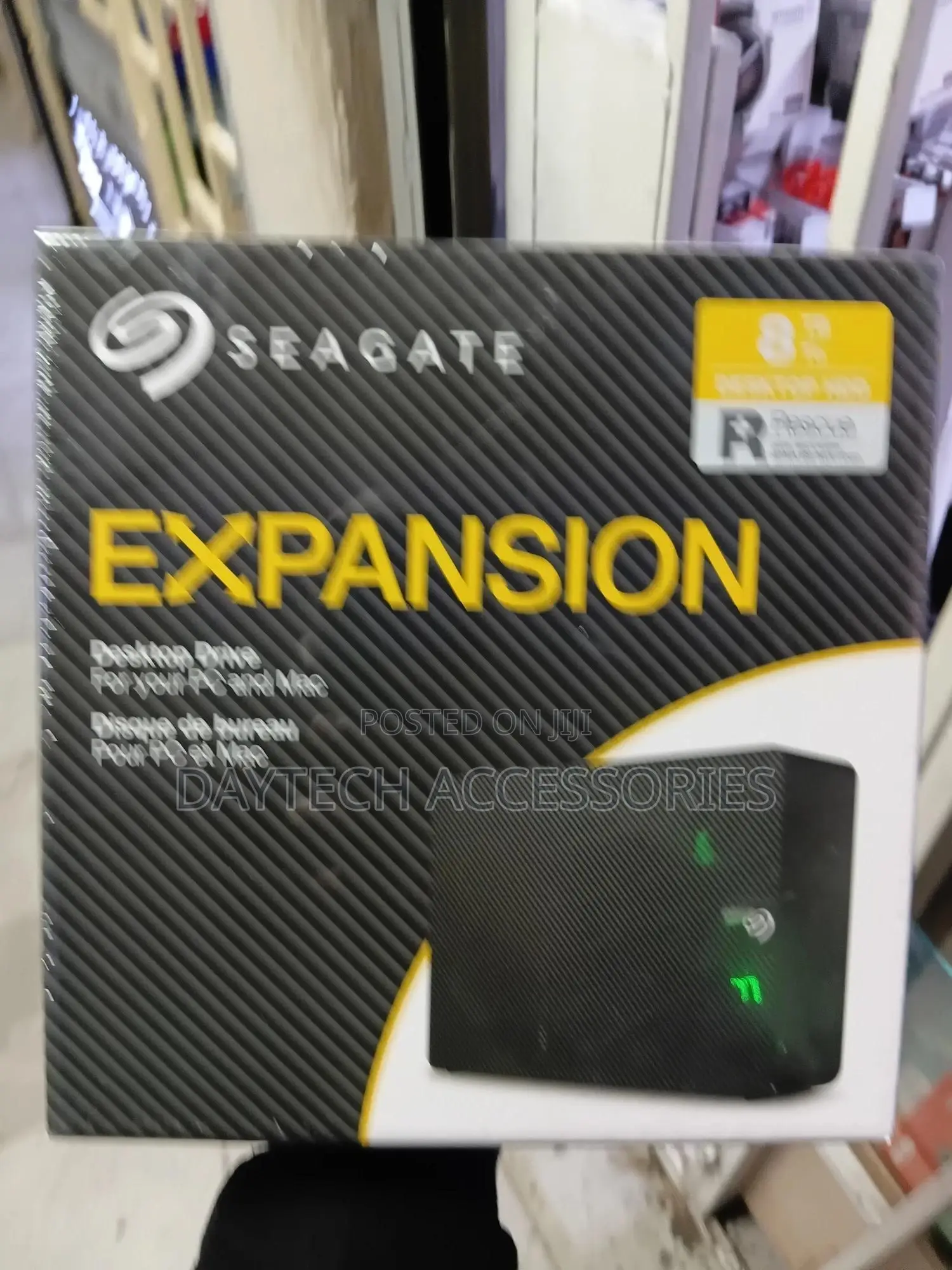 8tb Seagate Expansion External Hard Drive - Black