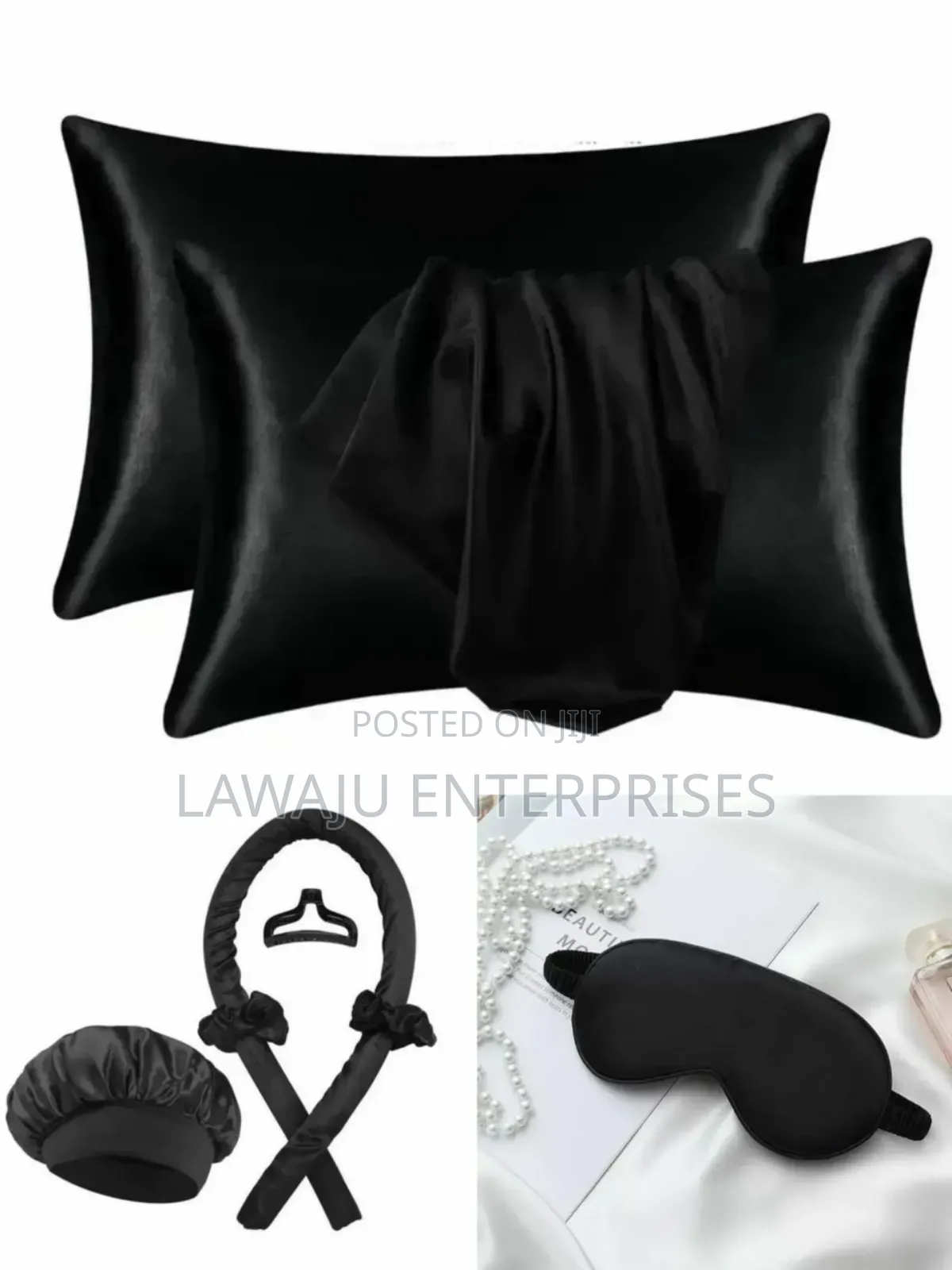 Ladies Sleeping Silk Night Set