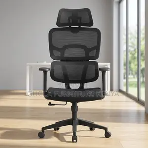 Executive Desk Orthopedic Chair With Headrest