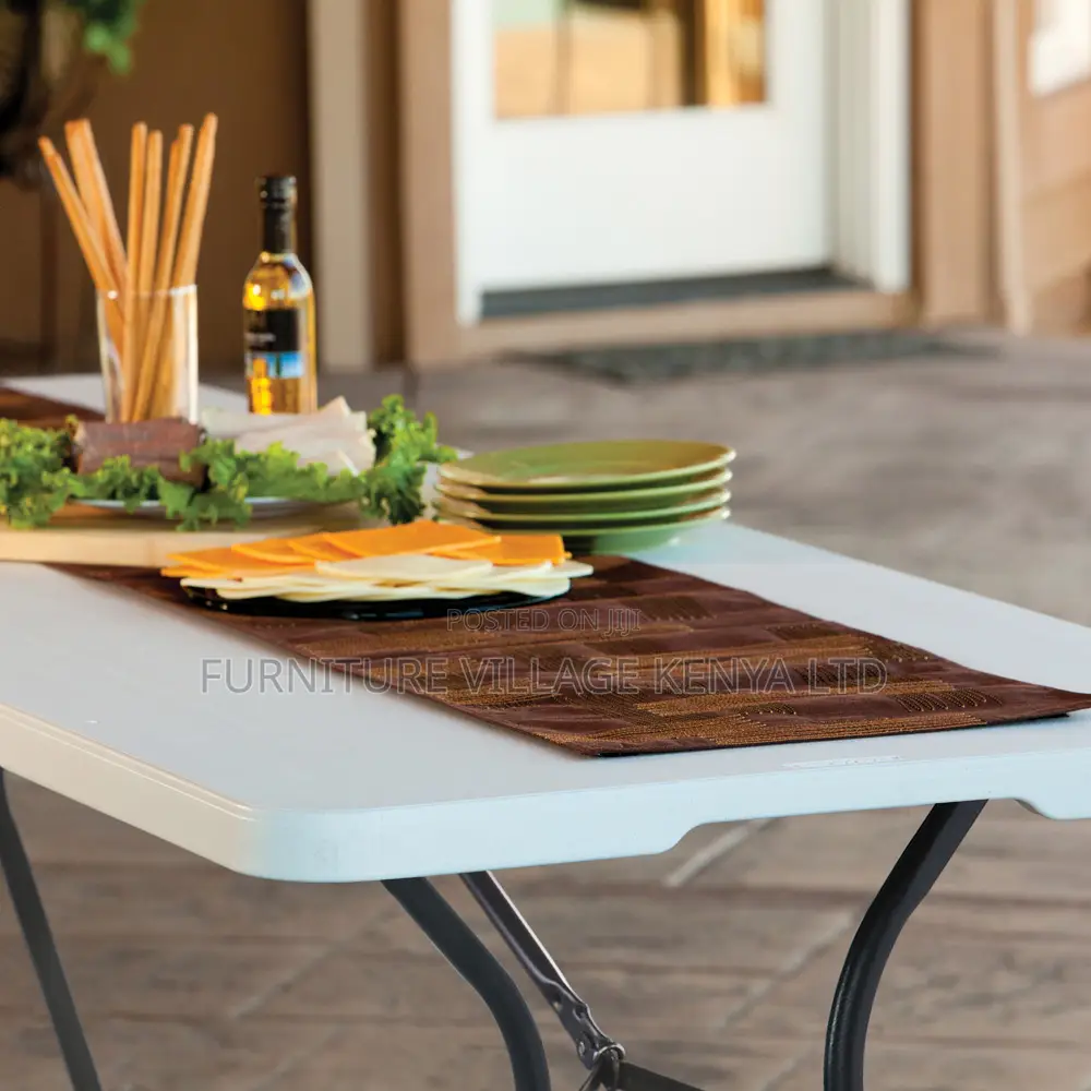 Dining Table ; Rectangular Foldable White Dining Table