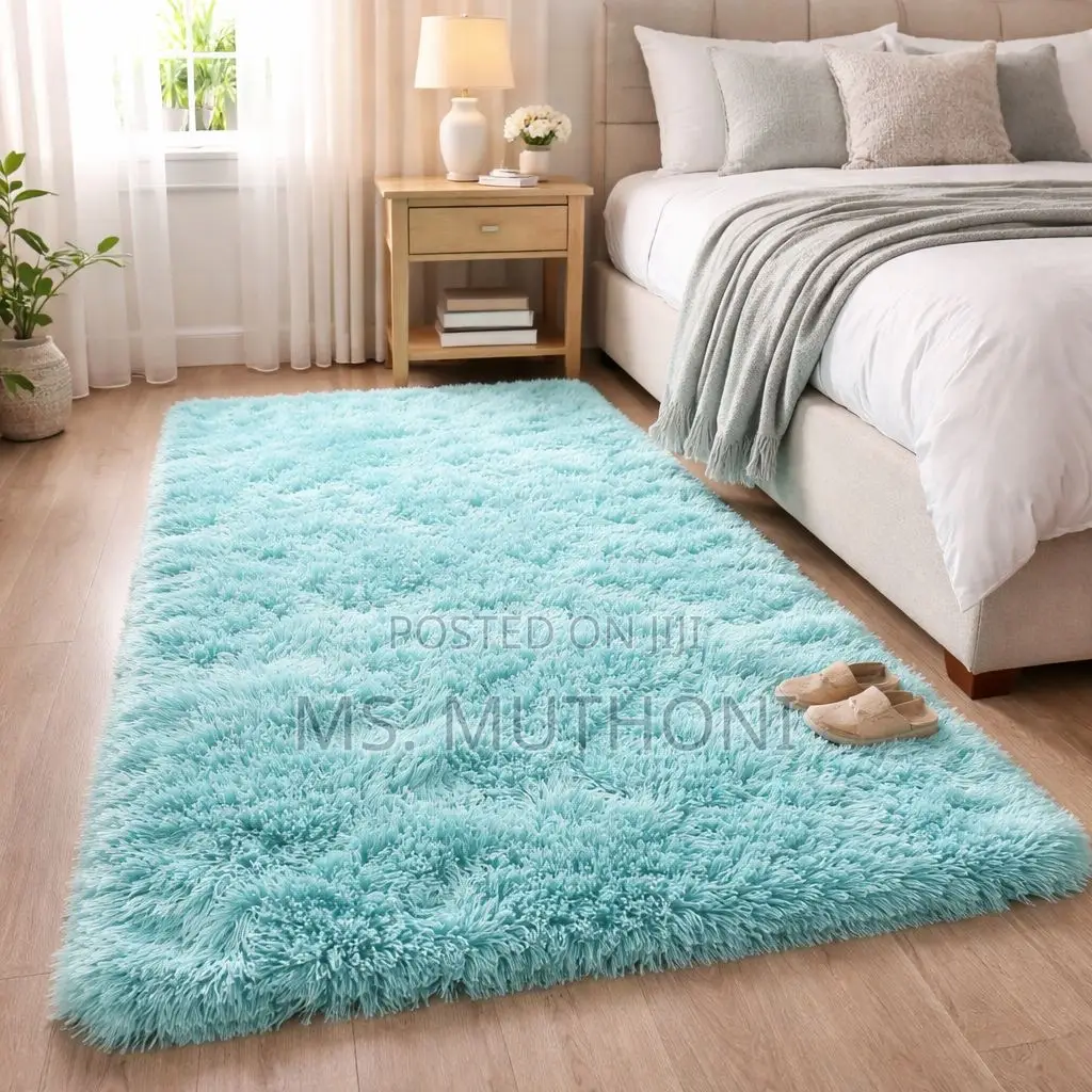 Soft Fluffy Dada Bedside Carpets for Bedside/ Living Room