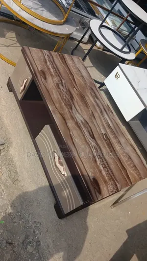 Coffee Table With Faux Marble -Top